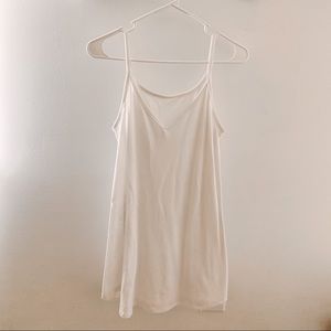 Dress Up long white tank